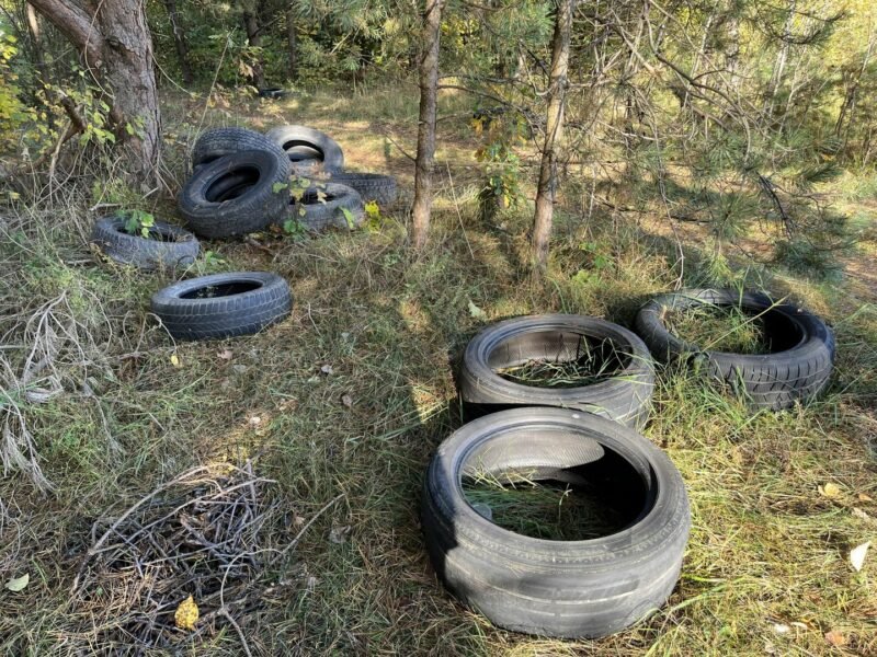 Senų padangų utilizavimas